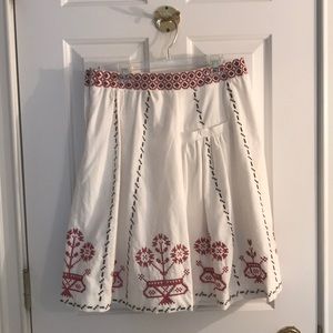 Anthropologie Patterned Skirt